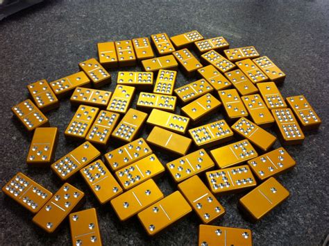 metal domino set